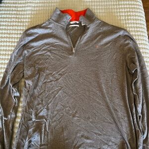 Calvin Klein Gray Pullover with Orange Interior